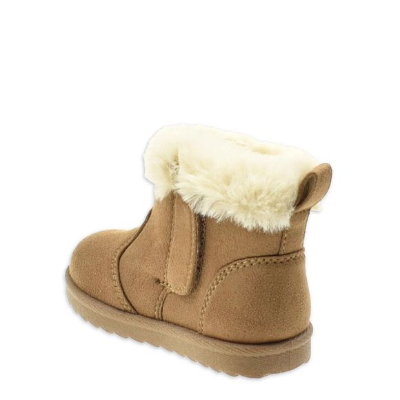 Wonder Nation Baby Girl Shearling Boot, Shoe Size: 2 - Picture 6 of 7